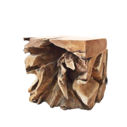 Stolik podręczny kawowy z kawałka korzenia drewno TEAK 40cm